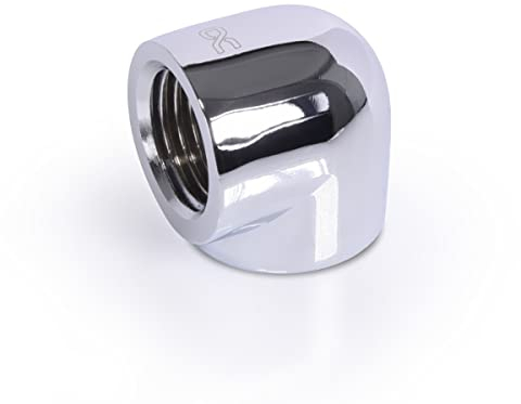 Alphacool Eiszapfen Adapter 90 Grad G1/4 Zoll IG auf G1/4 Zoll IG Wasserkühlung-Winkelverbinder