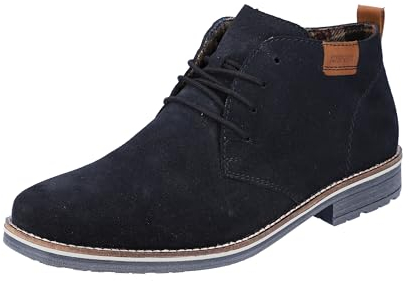 Rieker Homme 33206 Botte Tendance, Blau, 41 EU Large