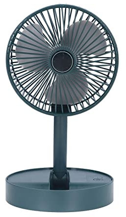 Pasamer Ventilador Pequeño,Ventilador Usb,Ventilador portátil, ventilador de escritorio retráctil ajustable de tres velocidades con batería recargable para oficina al aire libre