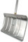 SHW-FIRE | Schneeschieber 50 cm breit, robuster 130 cm Aluminiumstiel mit Kunststoffgriff, ergonomisches Design, mit Aluschutzkante, ideal für Schneeräumung & Winterarbeiten | Made in Germany