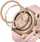 DEALELE Funda compatible con Samsung Gear Sport/Galaxy Watch de 42 mm/Galaxy Watch 4 Classic de 42 mm, diamante brillante + rombo de acero inoxidable bisel de repuesto para mujeres y hombres, paquete