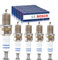 5x Original BOSCH 0242245576 Zündkerzen Kompatibel mit Golf 1.8L 2.0L 2004-2016 Polo 2.0L 2013-2014 Pa.ss.at 1.8L 2.0L 2005-2014 A4 1.8L-4.2L 2004-2016 A3 1.8L 2.0L 2004-2013