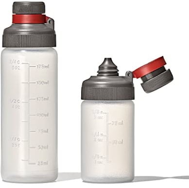 OXO Auslaufsicheres Quetschflaschen-Set, 3, 170 ml