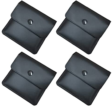 Ceniceros de Bolsillo,Ceniceros de Bolsillo Portátiles 4 Pack Ceniceros Reutilizables Ceniza de Cigarrillo PVC Inodoro Ignífugo