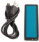 Mini-Digital-Namensschilder, LED-Namensschild, ABS-Kunststoff, LED-Namensschild, Laufschrift, Chinesisches 4-Zeichen-Schild (Blau)