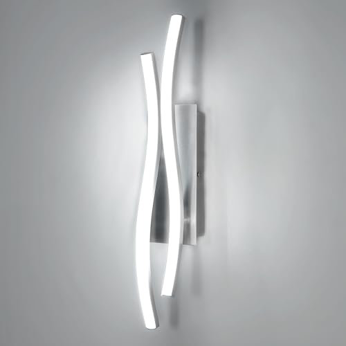 Tealight Applique LED da Parete Interno, 20W Applique Camera da Letto Luce Bianca Fredda 6500K, Moderno Applique da Esterno in Acrilico per Camera da letto Soggiorno Bagno Corridoio