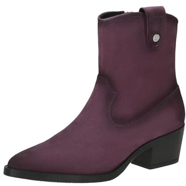 CAPRICE Stivale da Donna Heel 9-25313-43, Stivaletto, Pelle Scamosciata Viola, 41 EU