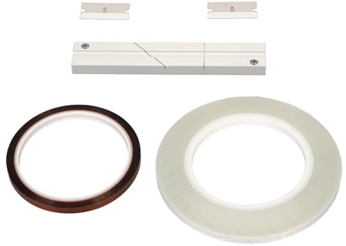 Open Reel Audio Splicing Kit, 1/4 10 Zoll Spleißblock Kit Universal Open Reel Tape Media mit Spleißband Leader Tape Media Blade für Revoxsonido