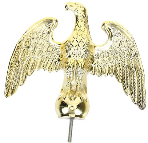 BESPORTBLE Puntale Per a Forma Di Aquila Per Portabandiera Da Decorazione e Resistente Facile Da Installare Accessorio Di
