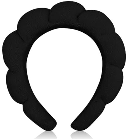 Make-up-Stirnband – GLADFRESIT – Spa-Stirnband für Damen, geschwollener Schwamm, Hautpflege, Frottee, Stoff, Kopfband für Hautpflege, Gesichtswäsche, Make-up-Entfernung, Dusche, Gesichtsmaske
