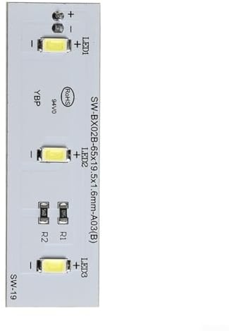 Getdoublerich Premium LED Light Assembly for Candy Fridge Freezer 12pcs SWBX02B 49031078(1pcs)