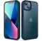 TIIXXA Matte Case for iPhone 13 6.1-Inch, Shockproof Drop Protection, Frosted Translucent Back Phone Cover, Anti-Fingerprint (Blue)
