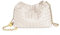 Joryin Trendy Dumpling Damen Crossbody Bag - Evening Clutch Hobo Cloud Purse, Gewebtes Leder, weiches Pfirsich