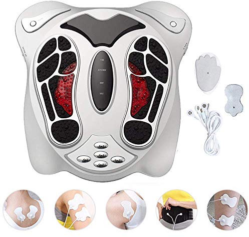 Electromagnetic Wave Pulse Circulation Foot Massager - Chronic Pain Relief Device with Reflexology, Acupuncture, and Infrared Therapy Function - Boosts Health and Pain Relief