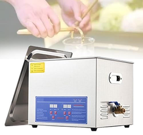 DOZPAL 6/10/22/30L Ultraschall-Reinigungsset, 40 kHz Edelstahl-Reinigungsmaschine für Schmuck, Uhrenhalter, Brillen, Zahnprothesen mehr – Private und gewerbliche Nutzung,22L