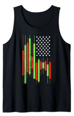 Kryptowährungshandel mit USA-Flagge - Krypto Trader Patriotic Tank Top