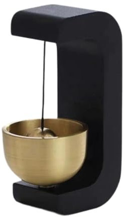 MagiDeal Türöffnung, Ladenbesitzer-Glocke, Tür-Eingangsglocke, Türklingel, einzigartige Türglocke, Türdekoration für Geschäft, Café, Scheunentor, Schwarz