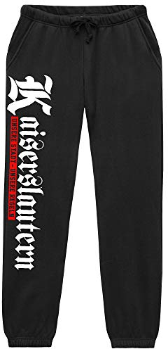 Unsere Stadt Kaiserslautern Herren Jogginghose | Kaiserslautern Fanartikel Stadt Ultras Sport Lautern Geschenk Kaiserslautern Hose | M1 Schwarz (L)