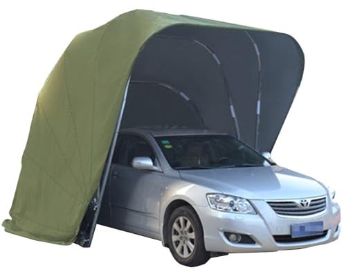 vhdurike Heavy Duty Car Port, Hydraulic Retractable Carport, Retractable Folding Carport Canopy, Car Garage Shelter for Car, Truck, Boat, SUV Outdoor,19.6 * 8.2 * 8.2ft