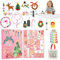 BLSYHDH Weihnachts-Adventskalender 2025, kleine Schachteln, 24 Tage, Countdown-Kalender, Geschenkboxen für Geschenkpapier, Weihnachten für Feiertage, Leckereien, Schnitzeljagd, DIY-Box für Kinder und
