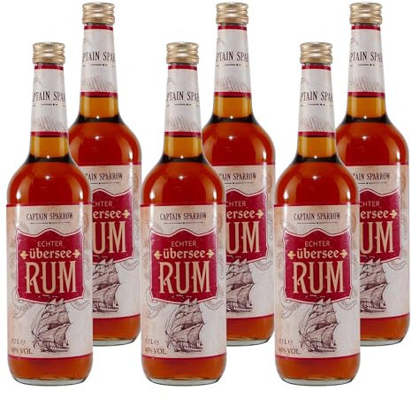 Captain Sparrow Übersee Rum 40% (6 x 0,7L)