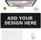 Custom Desk Mat and Mouse Pad - Personalized Photo Mousepad - Large Customizable Size (16in x 31.5in)