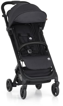 Kompakter * Buggy * Kinderwagen bis 22 kg Petite&Mars Fly (Perfect Black)