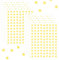 Yuanchu 5440 Stück/50 Blätter Stern-Aufkleber, 8mm Kleine Goldfolie Sticker Sterne Selbstklebende Aufkleber Sterne Belohnungssticker für Kinder Lehrer Studenten Scrapbooking DIY-Grußkarten