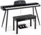 MUSTAR 88 Key Piano Keyboard with Piano Bench, Digital Piano 88 Semi Weighted Keys, Portable Electric Piano with Storage Stool, 3 Pedals, Built-In Speakers, USB/MIDI, Black