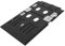 FUNNETOYU Bandeja de Impresión de Tarjetas de PVC Tray para Impresora de Tarjetas Bandeja Profesional con Diseño de Doble Ranura Compatible Material PVC de Alta Durabilidad