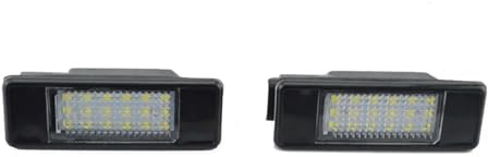 Atmophe Number Plate Lamp For Peugeot 106 1007 207 307 308 406 407 508 607 License Plate Light License Number Lamp(Pair)