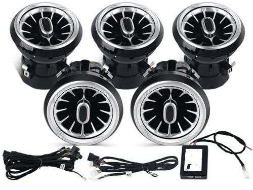 Per Mercedes Per Benz W205 X253 W176 W117 W156 W213 W222 W206 E S A Classe C GLC A CLA GLA Bocchetta A Turbina A LED Luci Di Ventilazione Ambiente CRRYUQWWM(A Class 13-18 app)