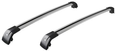Dachgepäckträger Für Volvo XC60 2013-2018 Auto-Dachgepäckträger Aluminium-Seitenträger Querträger Gepäckträger Abschließbare