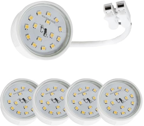 Lampen-Platz 5 Stück LED Leuchtmittel 230V 5W Warmweiß 3000K | 400lm Lichtstrom | Step-Dimmbar ohne externen Dimmer | SMD Modul | Für Spots & Deckenleuchten | Kompakt, flackerfrei & sofort hell