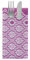 Sovie HORECA Airlaid Besteckserviette MANDY in AUBERGINE – 40 x 40 cm, 1/8 Falz, 100 Stück – mit patentiertem Besteckschlitz – Ornament-Blütendesign - Ideal für Gastronomie & Events