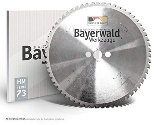 Bayerwald - HM Kreissägeblatt - Ø 190 mm x 1,5 mm x 30 mm | Trapezflachzahn (56 Zähne) | Nebenlöcher: 2/7/42 | Dry Cutter Sandwich