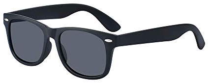 ALWAYSUV Kinder Bequem Polarisierte Sonnenbrillen für Jungen und Mädchen Alter 3-10 Brillenfassung Schwarz