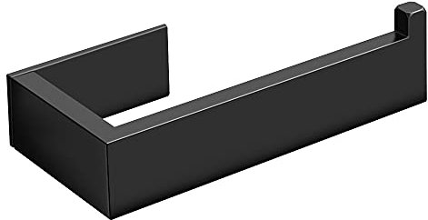 Homovater Porte Rouleau Toilette pour Salle de Bain, Pas de Forage Porte-Papier Toilette Auto-Adhésif, Support Papier Toilettes en Acier INOX