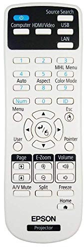 Genuine Projector Remote Control Replacement for Epson H843B