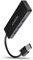 AXAGON ECO HUE-G1A SUPERSPEED USB Slim HUB. Kleiner USB 3.2 Gen 1-Hub mit Vier Anschlüssen für Ultrabooks. Kabeltyp-A 14cm