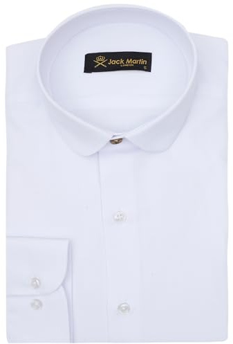 Penny Collar Shirts for Adult Men | Mens Button Down Long Sleeve Shirts | Mens Formal & Casual Shirts | Men Shirts Perfect for 1920s Blinders Fancy Dress Shirt