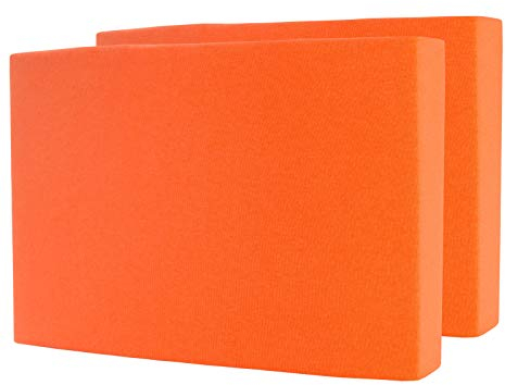 2er Set Spannbettlaken - Serie Maya Doppelpack Spannbetttuch für Matratzen bis 20cm - 90x200cm | 100x200cm, Abendrot, 100% Baumwolle, hochwertige Verarbeitung, mit Gummizug