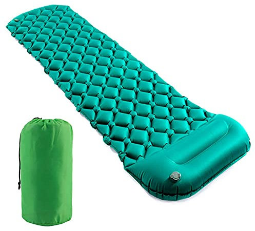 JIXIN Colchoneta para Dormir Colchón De Aire Ligero A Prueba De Humedad Colchón Inflable Portátil Colchoneta para Acampar Al Aire Libre