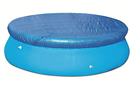 mzoLife Round Pool Cover, Frame Swimming Pool Cover, Above Ground Rainproof Dust Cover Inflatable Family Pool Paddling Pools and Outdoor Villa Garden (8ft/244cm)