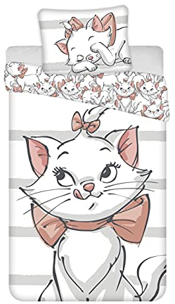 Jerry Bettwäsche Marie Les Aristocats 140 x 200 cm + 1 Kissenbezug 50 x 70 cm