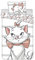 Jerry Bettwäsche Marie Les Aristocats 140 x 200 cm + 1 Kissenbezug 50 x 70 cm