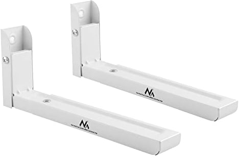 Maclean MC-915 - Soporte universal para microondas con brazo telescópico para microondas, horno de hasta 30 kg, color blanco