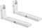Maclean MC-915 Support universel pour micro-ondes avec bras télescopique, support mural pour four à micro-ondes, four jusqu'à 30 kg (blanc)