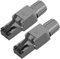 Conector RJ45 Cat 7 Cat 8 Conectores sin Herramientas Blindado Enchufe Macho hasta 10 Gigabit, para Cable de Red Ethernet Cat8.1 Cat8 Cat7 Cat6a Cat6 8 polos Enchufe | 2 unidades negro