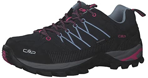 CMP Rigel Low Wmn Trekking Shoes Wp Damen Wanderschuhe, Titanio Skyway, 42 EU